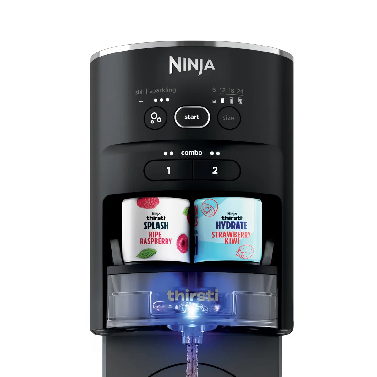 Ninja Thirsti Drink System with 12 Flavoured Water Drops