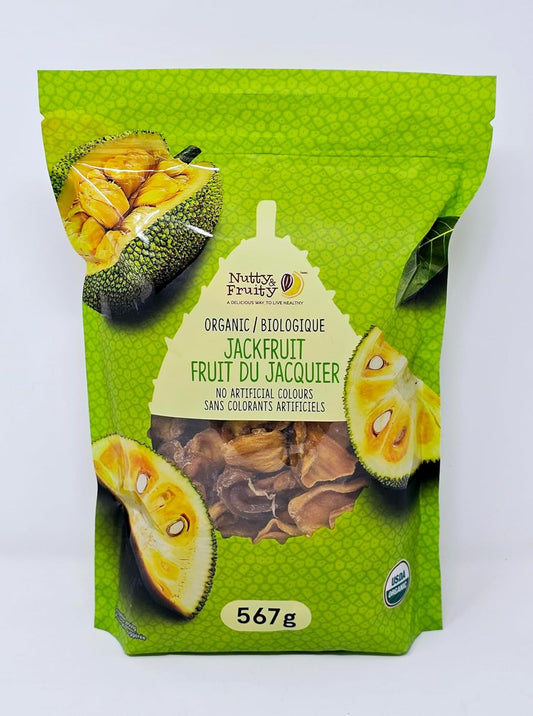 Nutty & Fruity Organic Dried Jackfruit - 567 Grams