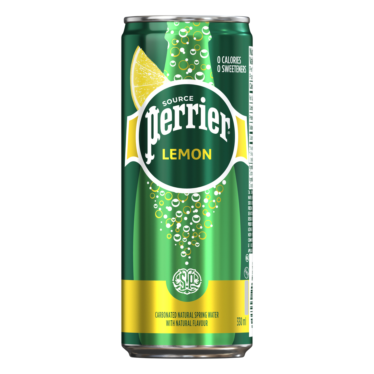 Perrier Sleek Cans Lemon 24 × 330 mL