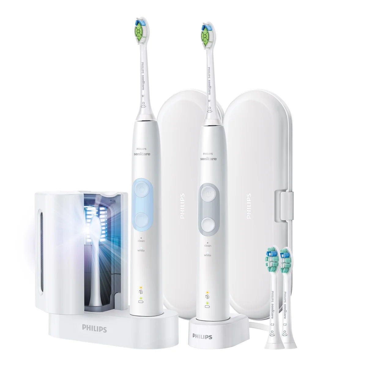 Philips Sonicare Optimal Clean Dual Handles