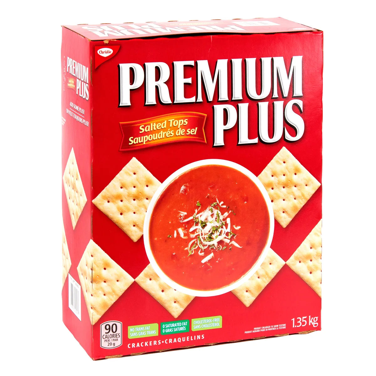 Premium Plus Crackers, Salted Tops, 1.35 kg