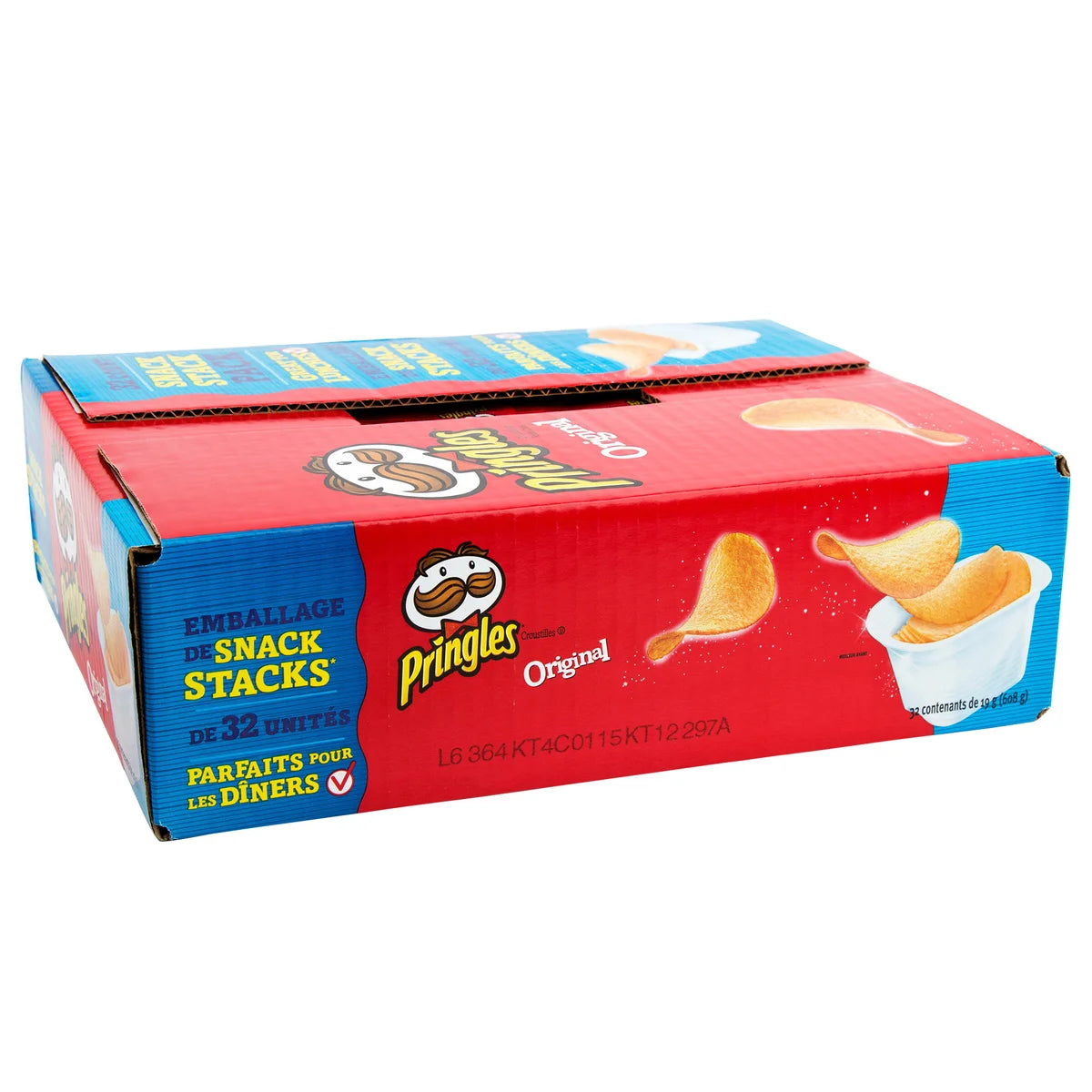 Pringles Snack Stacks Chips, Original, 32-pack