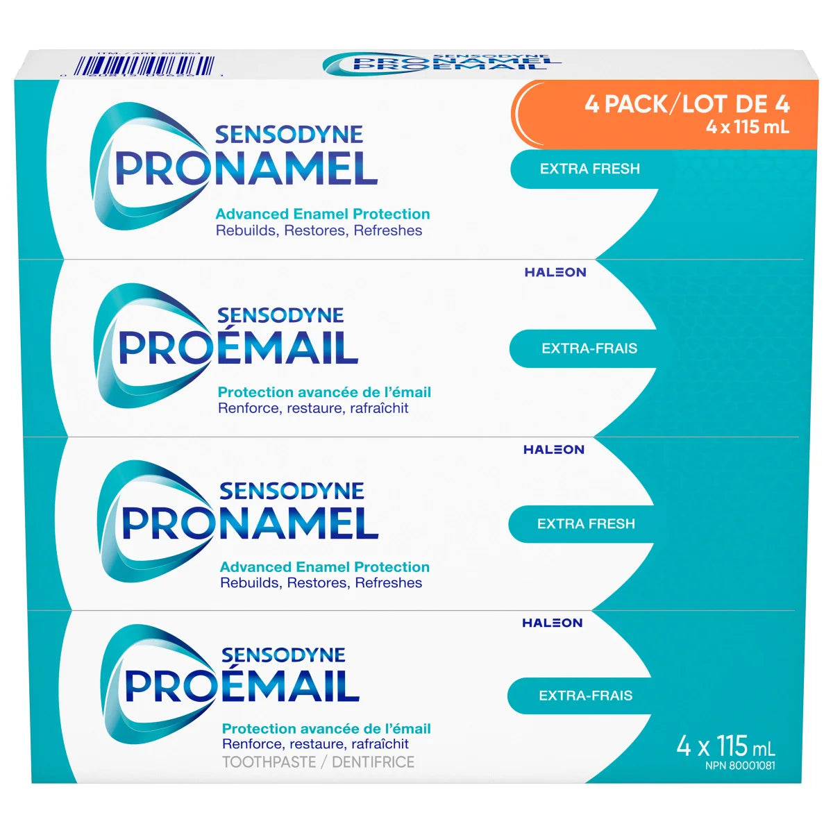 Pronamel Fresh Wave Toothpaste, 4 x 115 mL