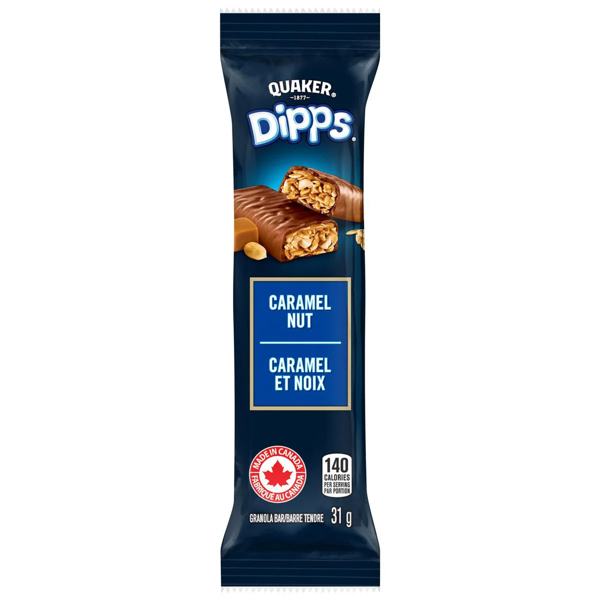 Quaker Dipps Granola Bars, Variety, 40 × 31 g