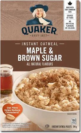 Quaker Instant Maple & Brown Sugar Oatmeal