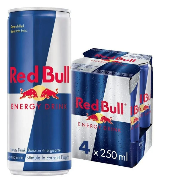 Red Bull Energy Drink, 4 x 250 mL