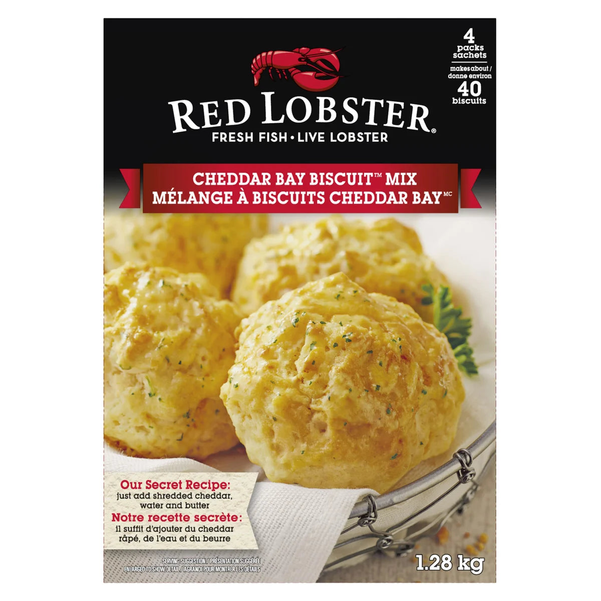 Red Lobster Cheddar Bay Biscuit Mix, 1.28 kg