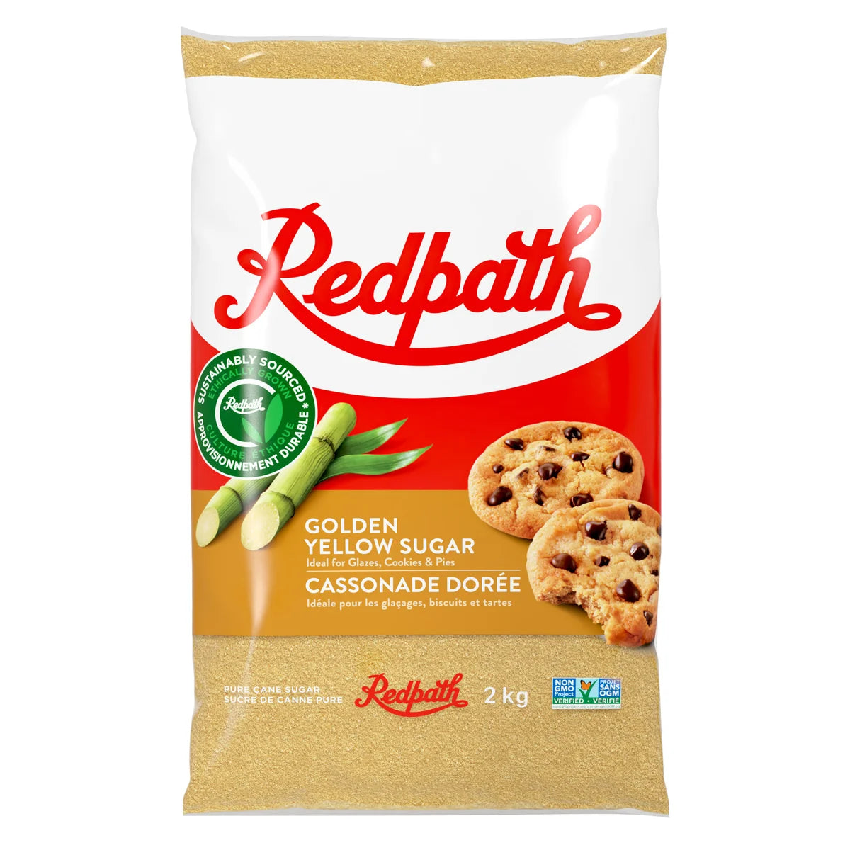 Redpath Golden Yellow Sugar, 2 kg