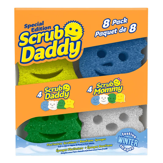 Scrub Daddy Holiday Edition, 8-pack