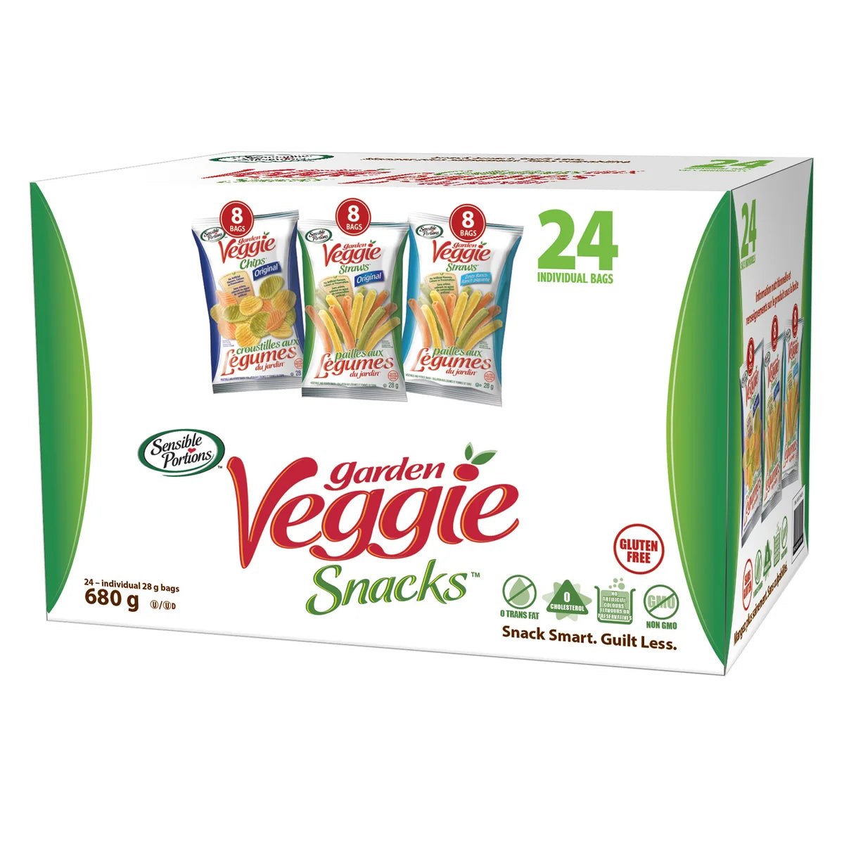 Sensible Portions Garden Veggie Straws Variety Pack, 24-count