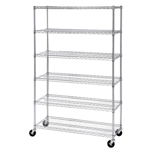 Seville Classics 6 Tier NSF Steel Wire Shelving Rack