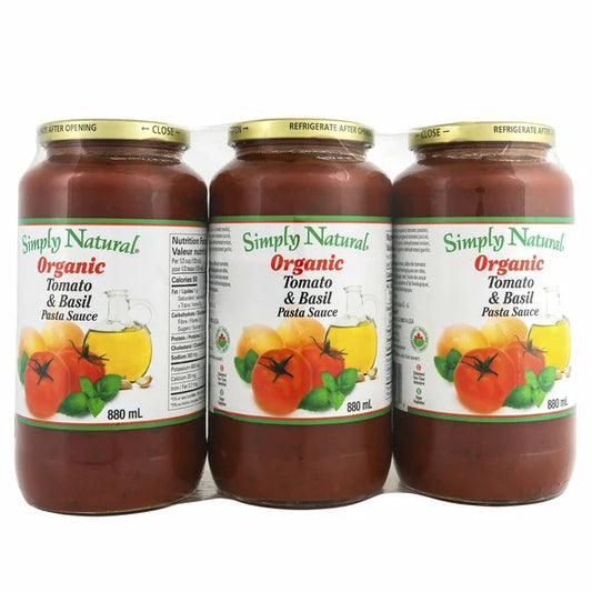 Simply Organic Pasta Sauce 3 x 880 ml