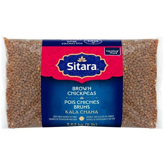 Sitara Brown Chickpeas, 3.62 kg (8 lb)