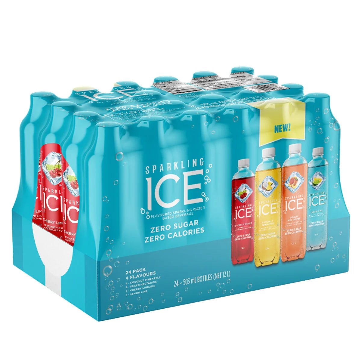 Sparkling ICE Flavoured Water Beverage Variety Pack, 24 x 503ml