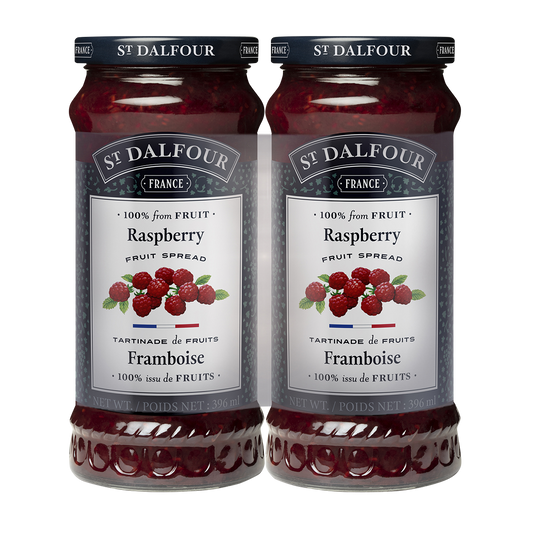 St. Dalfour Raspberry Fruit Spread 2 x 396 mL