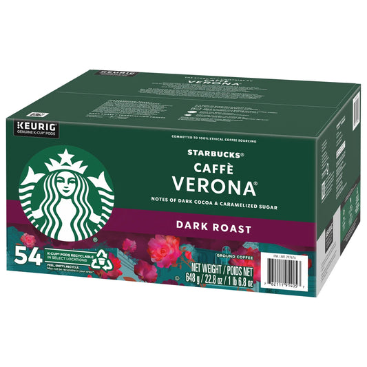 Starbucks Cafè Verona Coffee K-Cup Pods, 54-count