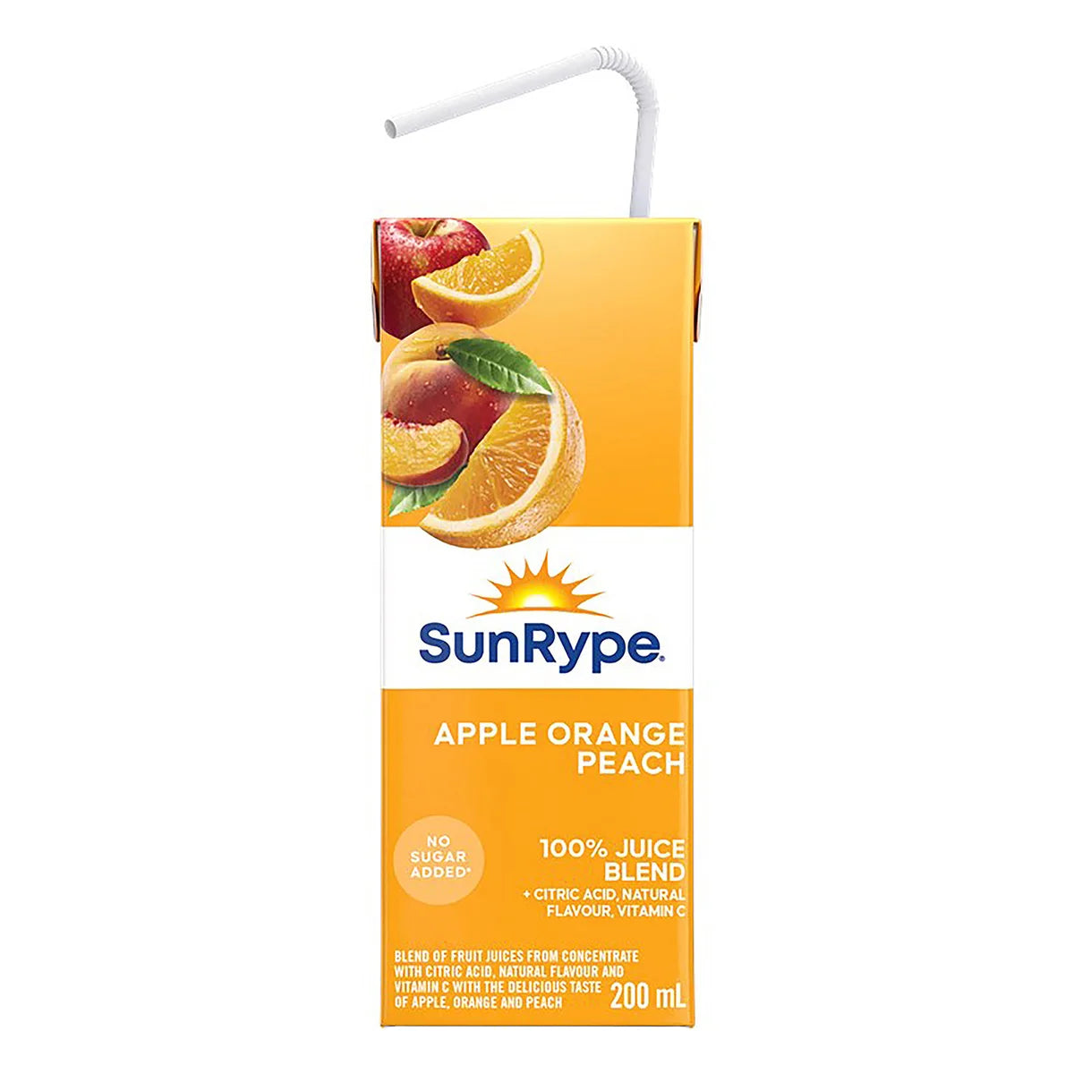 SunRype 100% Juice Variety Pack, 40 x 200mL