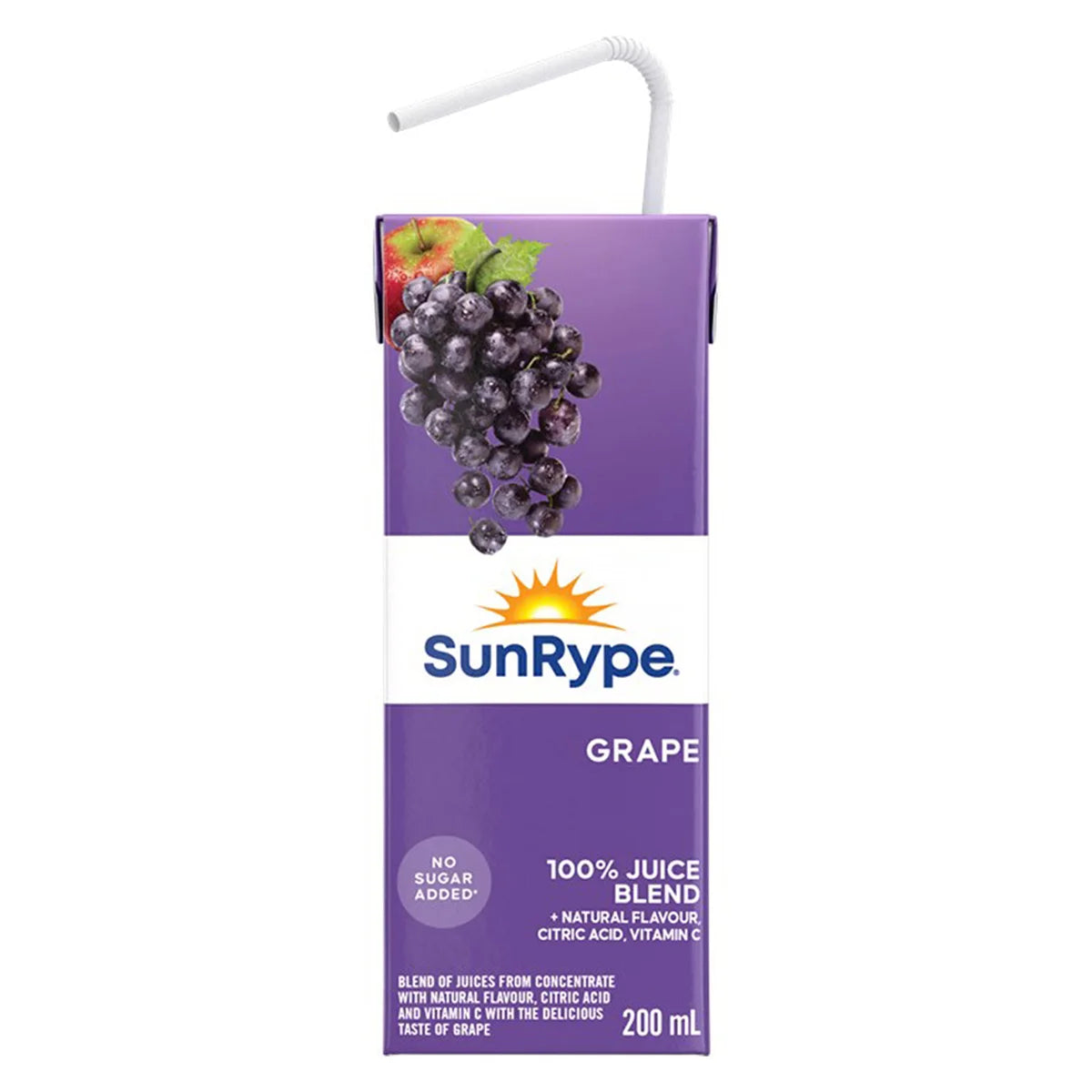 SunRype 100% Juice Variety Pack, 40 x 200mL