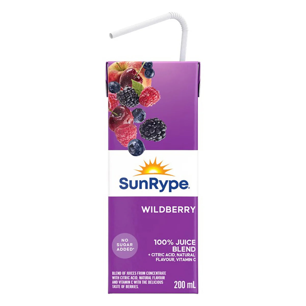 SunRype 100% Juice Variety Pack, 40 x 200mL