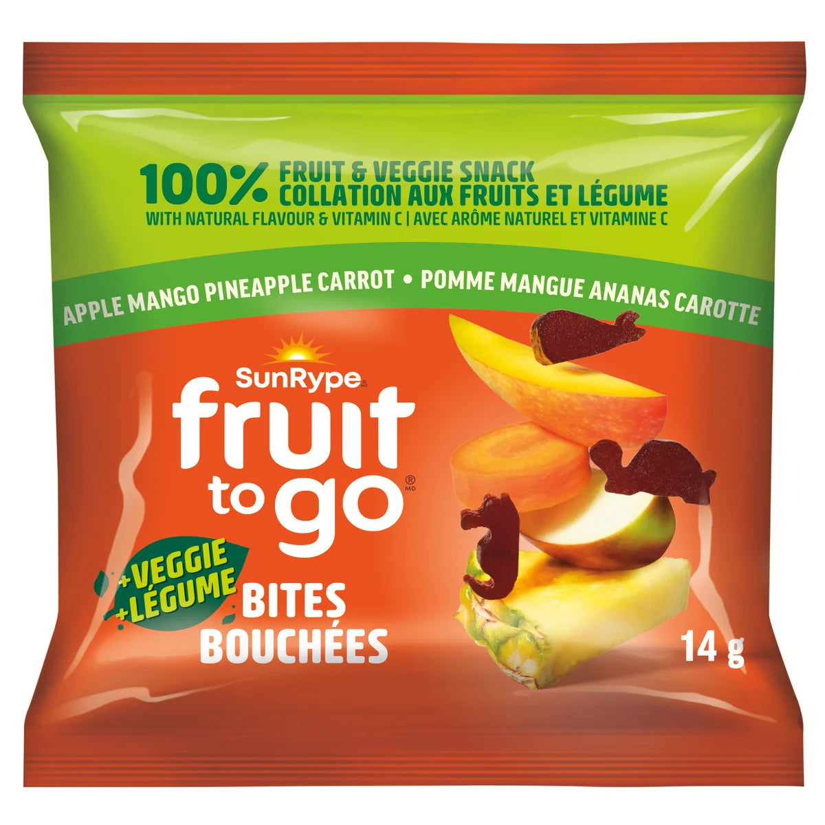 SunRype Fruit To Go + Veggie Bites, 46 × 14 g