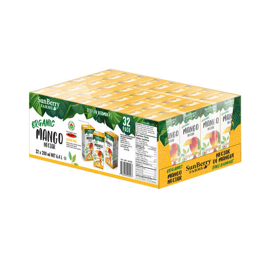 Sunberry Organic Mango Nectar 32 x 200 mL