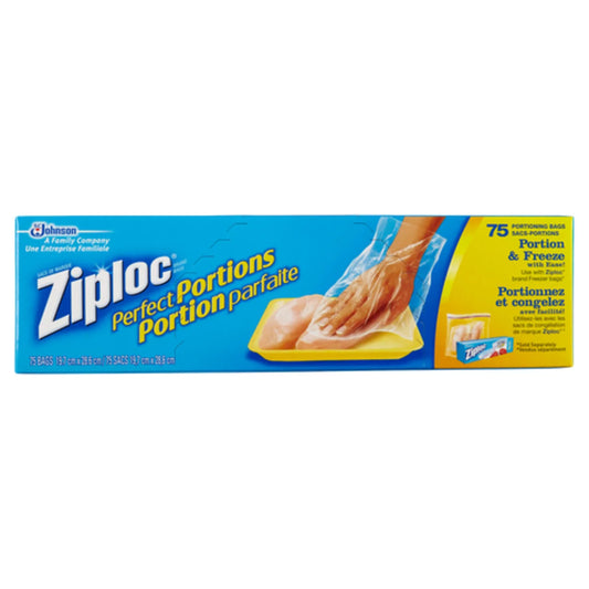 Ziploc Perfect Portions Bags 75 Bags