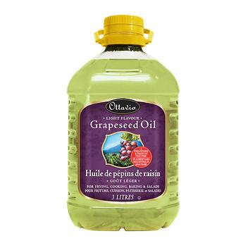 Ottavio Grapeseed Oil, Light Flavor, 3 Liter