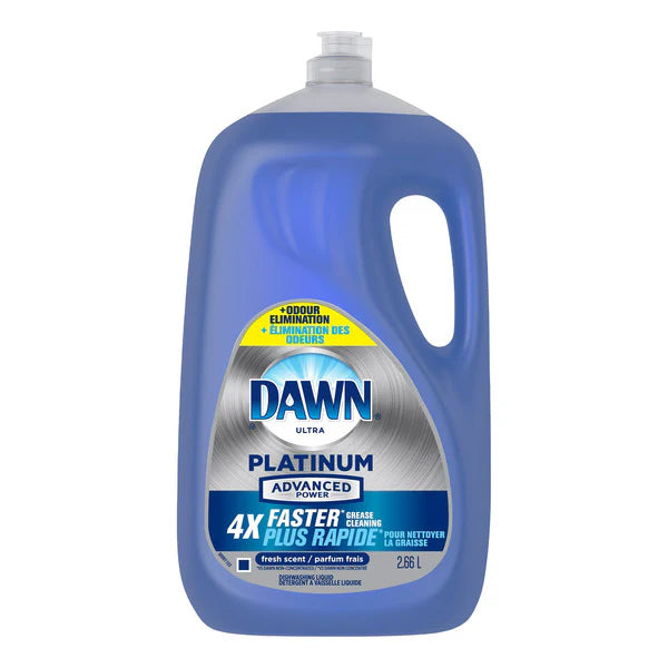 Dawn Platinum Advanced Power Liquid Dish Detergent 2.66 L