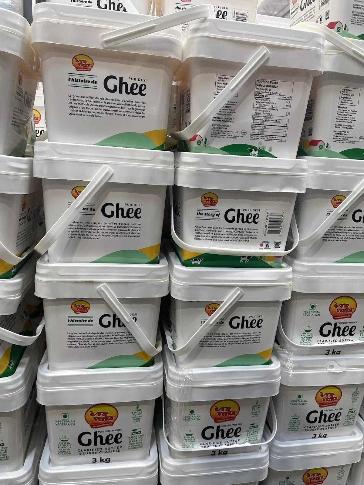 Verka Pure Desi Ghee, 3 kg